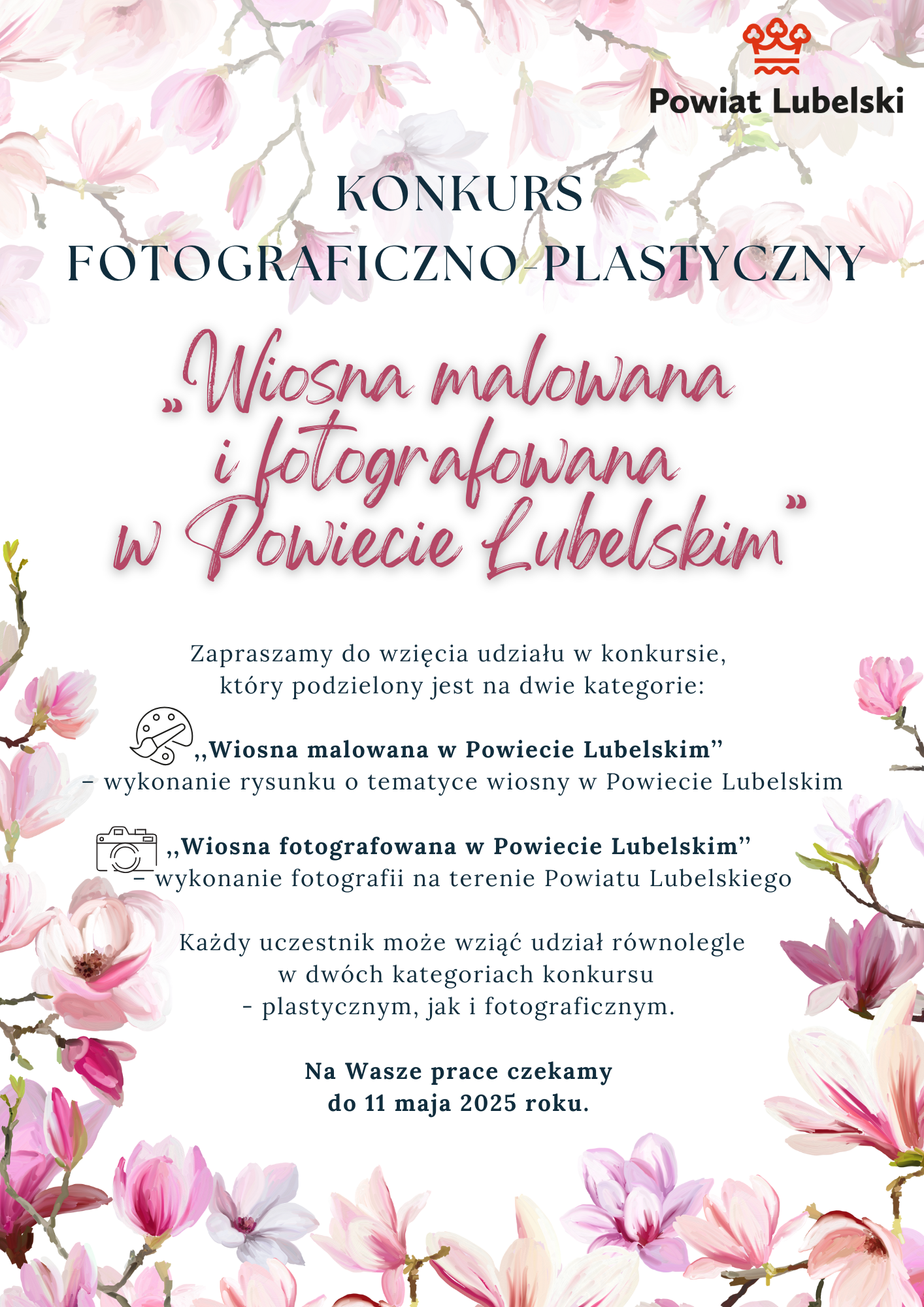 Zdjęcie artykułu KONKURS FOTOGRAFICZNO PLASTYCZNY "Wiosna malowana i fotografowana w Powiecie Lubelskim