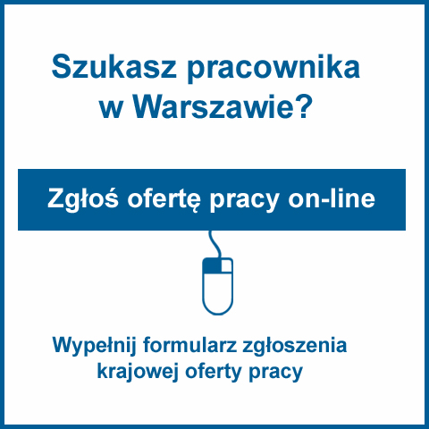 Szukasz pracownika w Warszawie. Zgłoś ofertę pracy online.