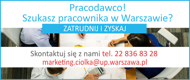 Pracodawco szukasz pracownika w Warszawie tel. 22 836 83 28 