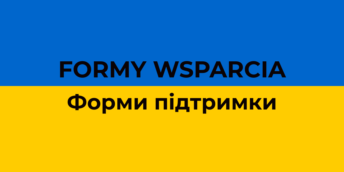 Formy wsparcia Ukraina